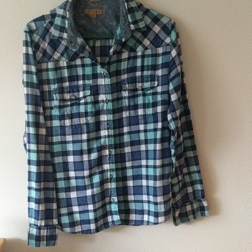 Jachs Girlfriend, button down flannel